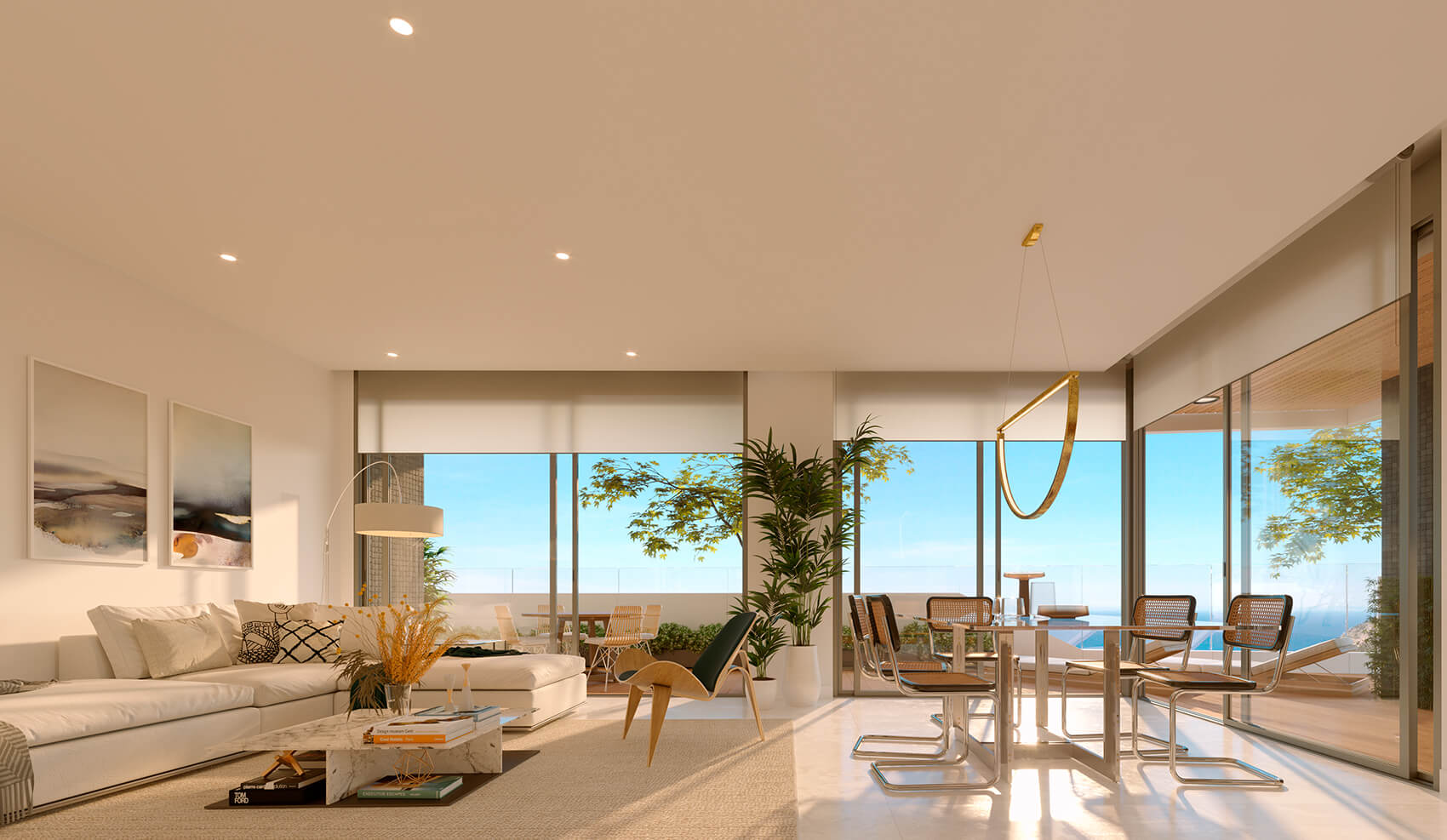 Appartements avec vue imprenable, terrasses spacieuses, à quelques mètres de la plage de Benidorm, Playa Poniente