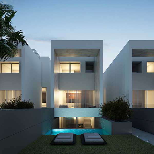 white villas fachada